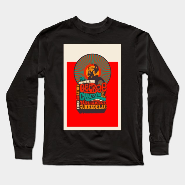 Funkadelic George Clinton Shirts - P-Funk Master Artwork Collection! Long Sleeve T-Shirt by Boogosh